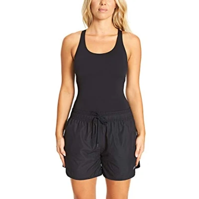 Image of Zoggs Women&#039;s Indie Swim Shorts, Womens, Swimming 3024190L, Black, EU/DE 40 Large