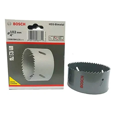 Image of Bosch Professional 1x Hole Saw HSS Bi metal for standard adapter (for various materials, Ø 102 mm, Accessory Rotary Drill)