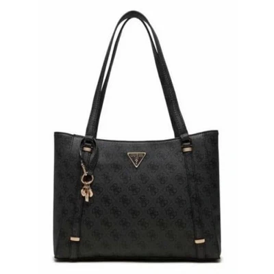 Image of Guess ECO Erica Elite TOTE Handbag coal, Women&#039;s, Size: One Size, Coal