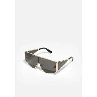 Image of Dolce&amp;Gabbana Unisex Sunglasses goldcoloured/dark grey, Size: 44, Gold coloured/dark grey