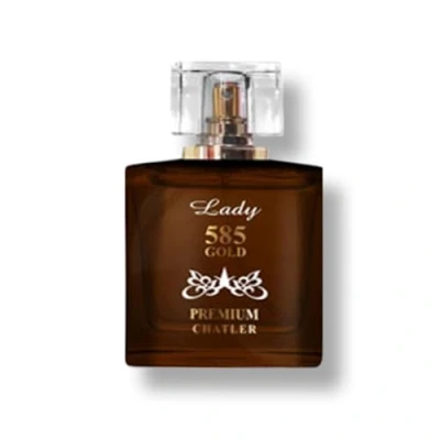 Image of Lady 585 Gold by chatler Women Edt 100 ml Fragance Made in France