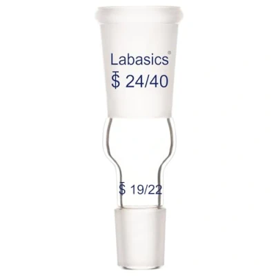 Image of Labasics Enlarging Adapter Glass from 24/40 to 19/22 Joint Lab Glassware Supply