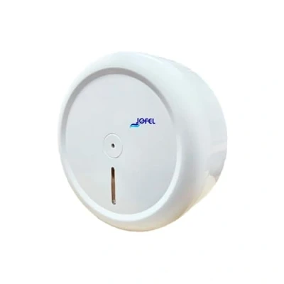Image of JOFEL CENTRAL TOILET PAPER DISPENSER, WHITE