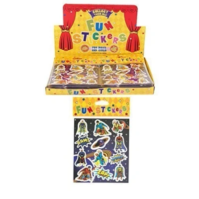 Image of 24 x Super Hero Sticker Sheets