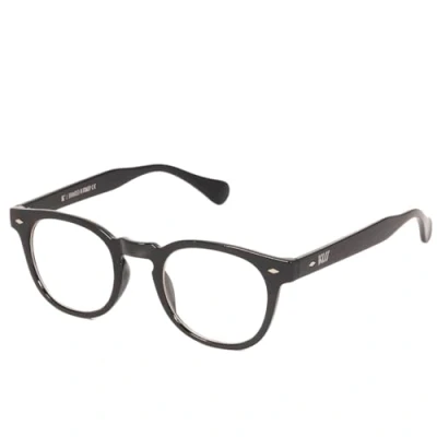 Image of Kiss DEPP &amp; ICONIC Blue Light Blocking Glasses Men Women Vintage Moscot Style Compact Design UV Anti Glare Lenses for PC, Gaming, TV Elegant Casual Look with Decorative Stud Details