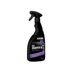 Image of SCRUBB G12 Graffiti X Remover, Aeorosol Paints, Inks &amp; Permanent Marker 750ml