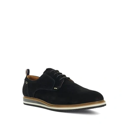 Image of Dune Mens BLAKSLEY Wide Fit Hybrid Lace Ups Size UK 10 Flat Heel Casual Shoes Black