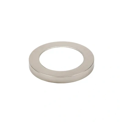 Image of Spa 139mm Tauri LED Flush Ceiling Light Ring Satin Nickel