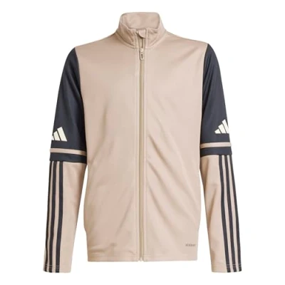 Image of adidas Unisex Kids SQUADRA25 TRAINING JACKET KIDS, blanch cargo/black/warm vanilla, 9 10 Years