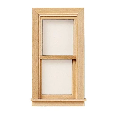 Image of Melody Jane Dolls House Traditional Non Working Window Miniature Builders DIY1:12 Scale
