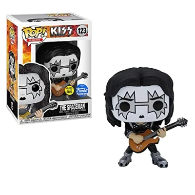 Image of Funko Pop! Rocks 64503 Kiss the Spaceman Glow in Dark Exclusive #123