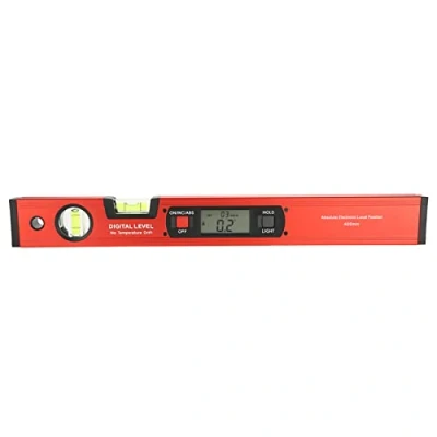 Image of Hilitand Digital Inclinometer, Aluminum Alloy Magnetic Angle Finder, Accurate Level Gauge, Meter Protractor 4 x 90