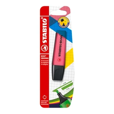 Image of Highlighter STABILO BOSS ORIGINAL Pack of 1 Pink