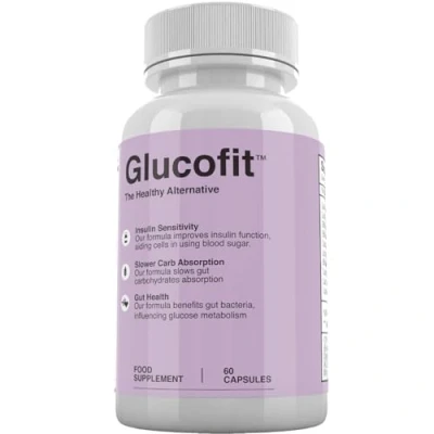 Image of GlucoFit The Healthy Alternative, Weight Management [1 Bottle ], 1 Month Supply, 60 Capsules