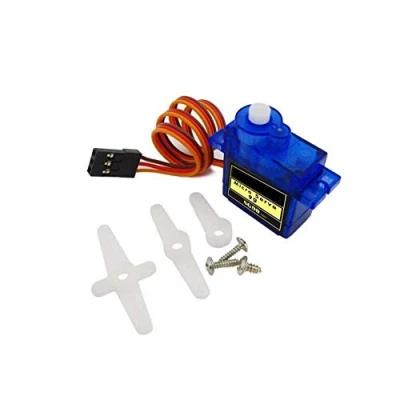 Image of SG90 9G Micro Servo Motor 6 Pieces 90 180 360 Degrees RC Steering Gear 450 Fixed Wing Robot Helicopter Aircraft Control (90 Degree)
