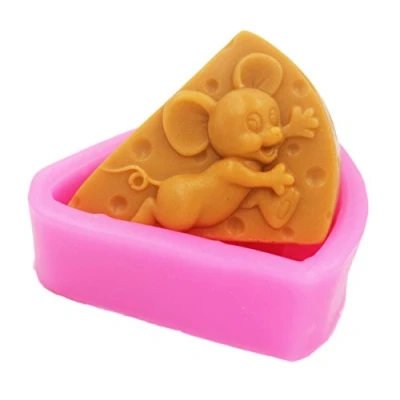 Image of LC Mouse Silicone Moulds Handmade Soap Molds Mould DIY Mold Cake
