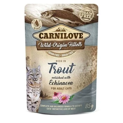 Image of Carnilove Cat Pouch 85g Trout with Echinacea
