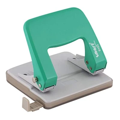 Image of Smart by Leviatan Hole Punch, 30 Sheet Capacity, Metal Puncher, Assorted Colors, Ideal for Organizing Documents