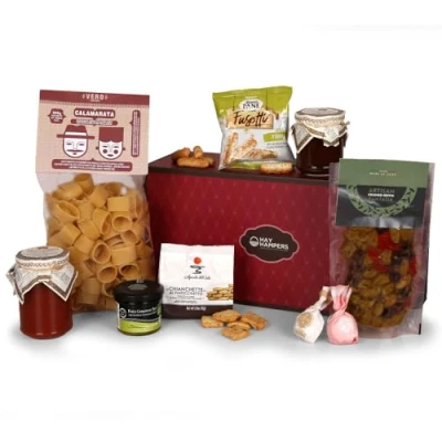 Image of Italian Pasta Gift Set Food, Savoury Hamper Gifts for Women &amp; Men, Couples Parents, Hampers Gourmet