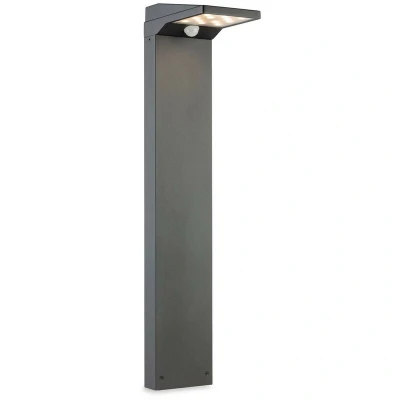 Image of Cyrus LED Solar Post with PIR Graphite IP54