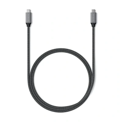 Image of Satechi USB4 to USB C Cable For Type Devices 30 inches/ 80cm M2/ M1 MacBook Pro/Air, iPad M2 Mac Mini, iMac and more