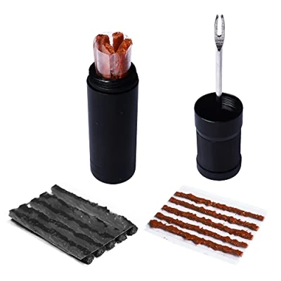 Image of Pirhosigma Bike Tubeless Tire Tyre Repair Kit Plugger Plugs Tool Tires Fix Flat Puncture MTB and Road Mountain Bicycle +15 Strips (5 x1.5 mm + 5 x 2.5 3.5 mm)