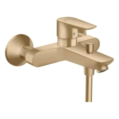 Image of Hansgrohe 71740140 Talis E Single Lever Bath Mixer Tap Surface Mounted Brushed Bronze, Wanne