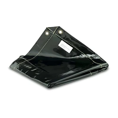 Image of Stamos Germany Welding Screen Shield SWS01 (Special Vinyl Plastic: 0.4 mm Thick, Heat Resistant Seams and Threads, 234 x 168 cm, Includes Practical Loops on All Sides)