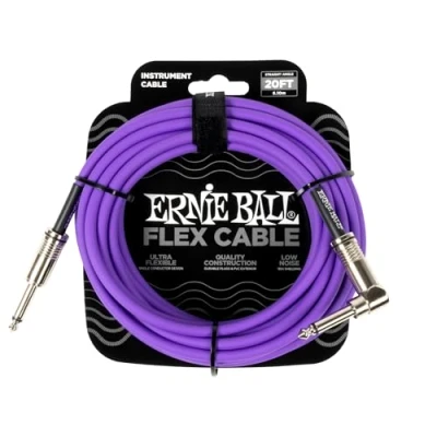 Image of Flex Instrument Cable Straight/Angle 20ft Purple