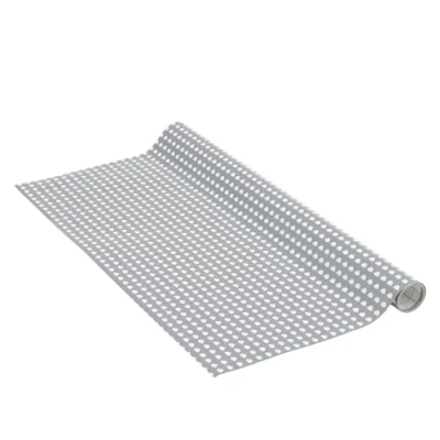 Image of Venilia Adhesive Film, Erika Grey Polka Dots, 67.5 cm x 1.5 m, 95μ Thickness, Self Furniture Decorative Wallpaper, Kitchen Phthalate Free, Made in EU