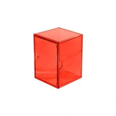 Image of Ultra Pro Eclipse 2 Piece Deck Box: Pumpkin Orange For Pokemon game, MTG, Baseball, Basketball, Football card and other Trading Cards or Board Games storage