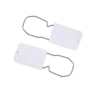 Image of 100 x Padlock Security Seals, Tamper Evident Key Meter and Utility Numbered Seals (White, 100)
