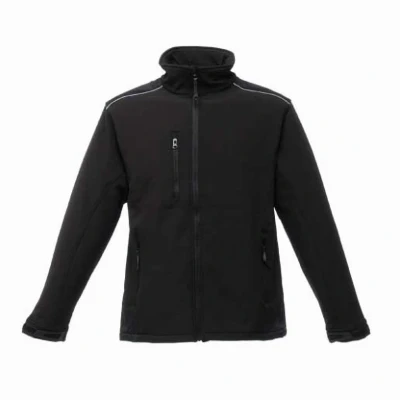 Image of Regatta Mens Sandstorm Workwear Softshell Jacket (Black/Black) Size 3XL