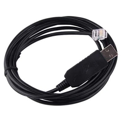 Image of Usangreen Meade LX200 Telescope Control Upgrade Console Cable GPS AUTOSTAR II CP2102 Chip PC RS232 Serial RJ12 6P6C (16ft/500cm)