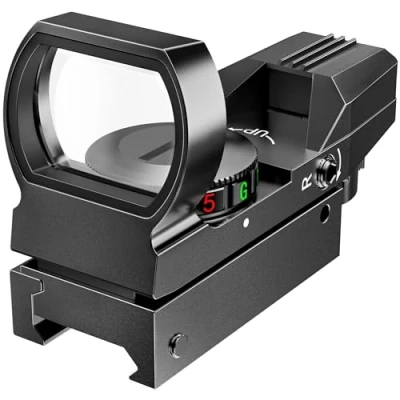 Image of Feyachi Red Dot Sight Adjustable Reticle (4 Styles) Reflex Both and Green in one