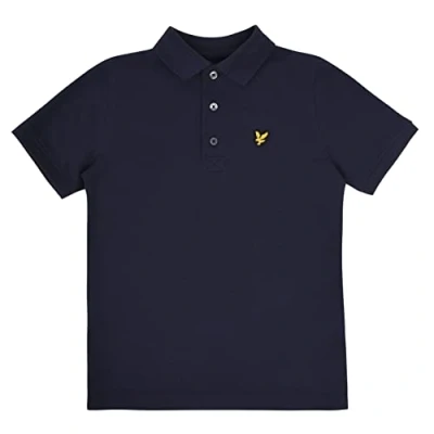 Image of Lyle &amp; Scott Classic Polo shirt for kids, Size: 10 11y, Dark blue