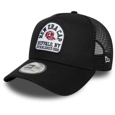 Image of New Era Patch Trucker Unisex Cap, Size: One Size, Black