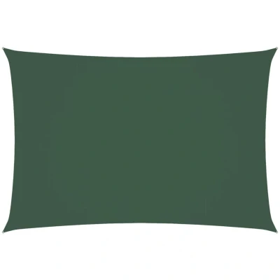 Image of vidaXL Sunshade Sail Oxford Fabric Rectangular 2.5x4.5 m Dark Green