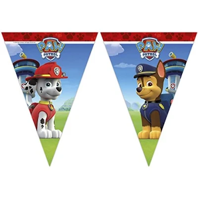 Image of Spin Master Paw Patrol 81369 89443 Flag Banner, Multi coloured, Taglia Unica