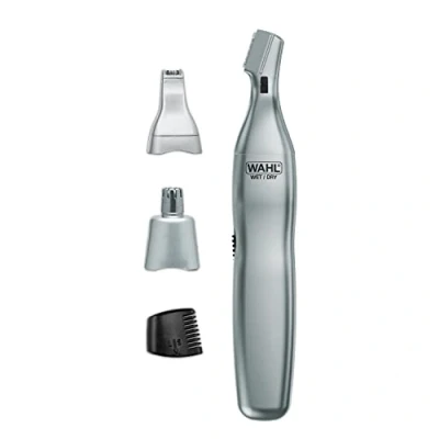 Image of Wahl Ear, Nose, &amp; Brow Trimmer Clipper Painless Eyebrow Facial Hair for Men Women, Battery Included Electric Groomer Model 5545 400