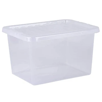 Image of Wham Pack 5 Crystal 25L Box &amp; Lid Clear