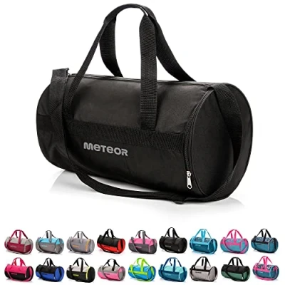 Image of Sports Bag Gym 25 L Holdall Shoe Compartment Pocket Men Women Duffel Shoulder Fitness Swimming Pool Travel Holiday Cabin Luggage Overnight Camping kit Small pe Duffle