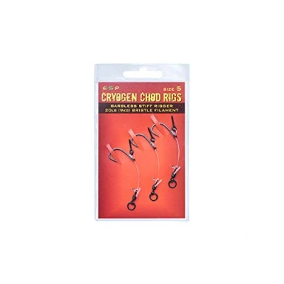 Image of ESP Cryogen Chod Rig With Bait Screw Barbed OR Barbless: Barbless 5