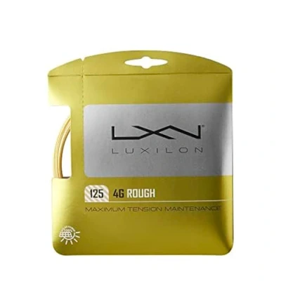 Image of Luxilon Tennis Racket String, 4G Rough, 12.2 m, Gold, 1.25 mm, Unisex, WRZ997114