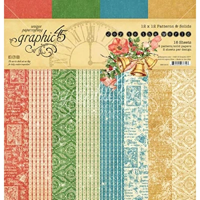 Image of GRAPHIC 45 Joy to The Paper PAD PRNT/Solid, Multi, One Size