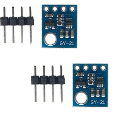 Image of TECNOIOT 2pcs GY 21 HTU21 HTU21D Moisture Sensor Module Humidity I2C Interface