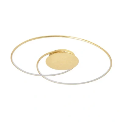 Image of Lindby LED ceiling lamp Joline, gold coloured, 74 cm, metal