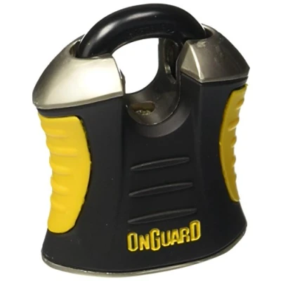 Image of ONGUARD 8101 Beast 11mm Padlock, Black/Yellow