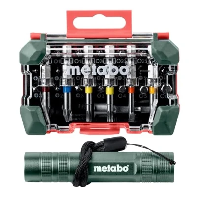 Image of Metabo Drill bit Set 29 Pieces + Mini Flashlight 626721000