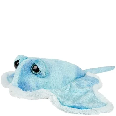 Image of Suki Gifts, Medium Spira Stingray, Blue Plush Toy, 37cm, 14490